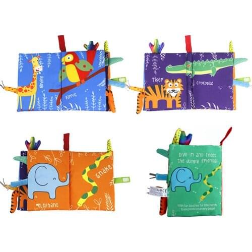 Baby Book Soft Cloth Books Toddler Newborn Early Learning Develop Cognize Reading Puzzle Book Toy Infant Quiet Book For Baby Kid