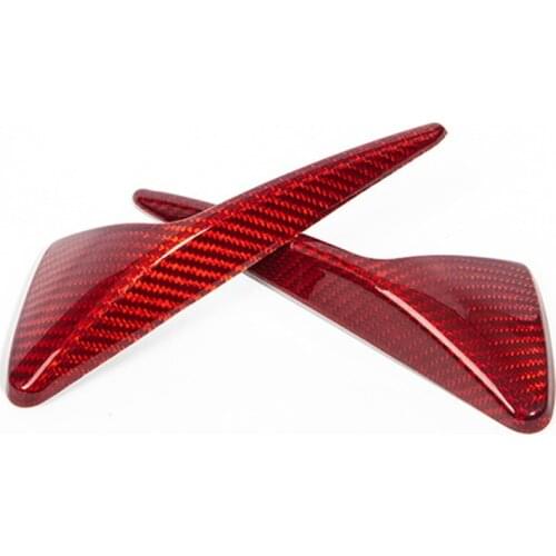 For Tesla Model 3 17-19 S 12 -19 x 16 -19 Model Y Carbon fiber car side sign turn signal lamp cover