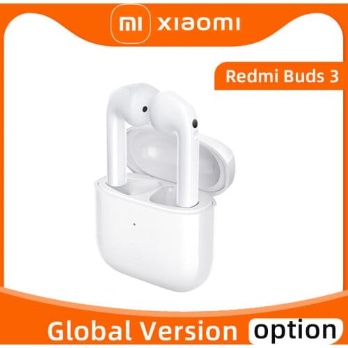 Global Version Xiaomi Redmi Buds 3 TWS Earphone Bluetooth 5.2 Dual Mic Noise Cancellation Wireless Headphone For Redmi 10 Note