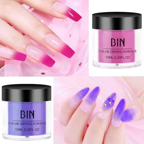 Manicure Temperature Change Infiltration Powder Prolonged Powder Discoloration Manicure Nail Powder