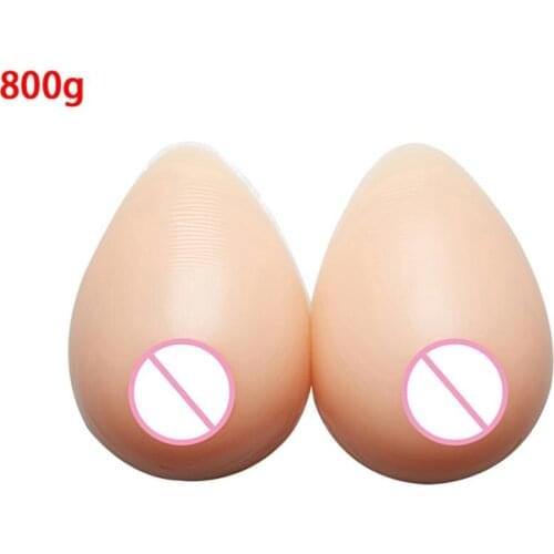 Artificial Silicone Breast Form Fake False Chest Prothesis Boobs Enhancer For Crossdresser Trandsgender 800g/1000g/1200g/1400g