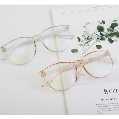 Round Optical Glasses Frames Blocker Blocking Glasses Ray Goggles Circle Computer Gaming Glasses TR90 Men Women Lunette De Vue