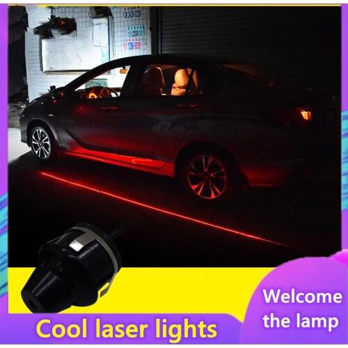 Laser Lights Bar Laser Courtesy Lamp Applicable Car Courtesy Lamp Applicable Rearview Mirror Laser Projection Lamp