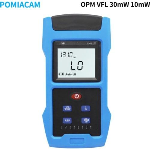 TL563N Free Shipping Mini Fiber Tester Optical Power Meter with Visual Fault Locator OPM VFL 30mW 10mW with Network cable test