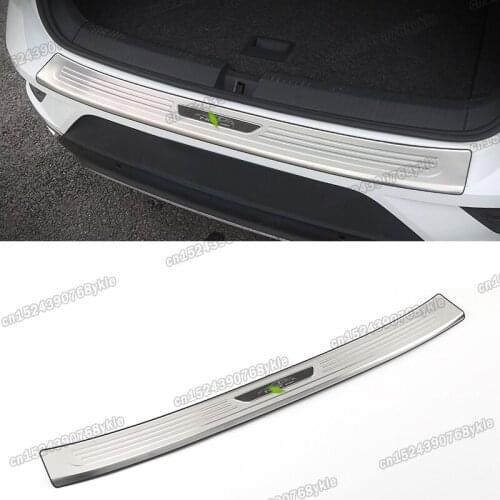 Lsrtw2017 for Volkswagen Vw T-roc Car Trunk Sill Threshold Trims Protector Interior Accessories Mouldings 2018 2019 2020