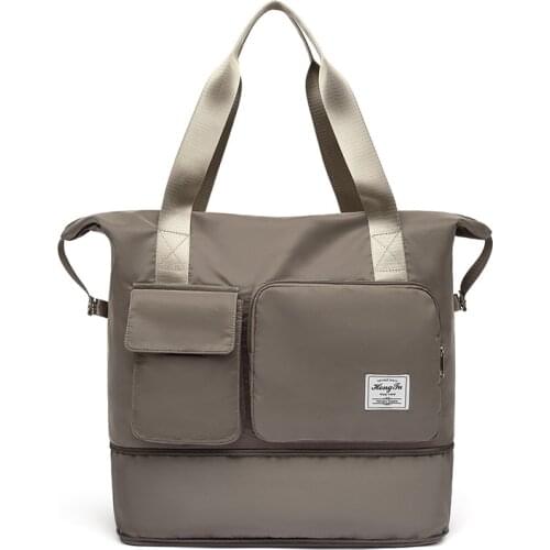 New Casual Travel Bag Women Tote Handbag Multi-pockets Large capacity Weekend Bag Duffle Bag Organizer Clothes Bag Gym Bag Bolso