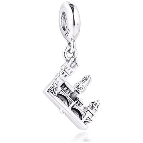 Prague Charles Bridge Dangle Charm 100% 925 Sterling Silver Beads for Jewelry Making Fit Bracelet Necklaces DIY Gift 021222