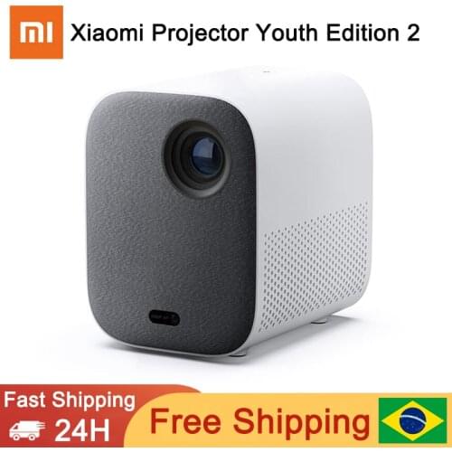 Xiaomi Youth Edition Projector 2 1080P Support Side Projection HDR10 Android TV 9.0 Portable Mini Home Theater Xiomi Projector