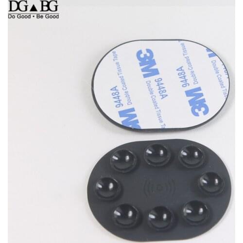 Strong Suction Silicon Suction Cup Backed 3M Adhesive High Quality Mobile Phone Holder Easy Sticker Anti Slip Pad Non Slip Mat