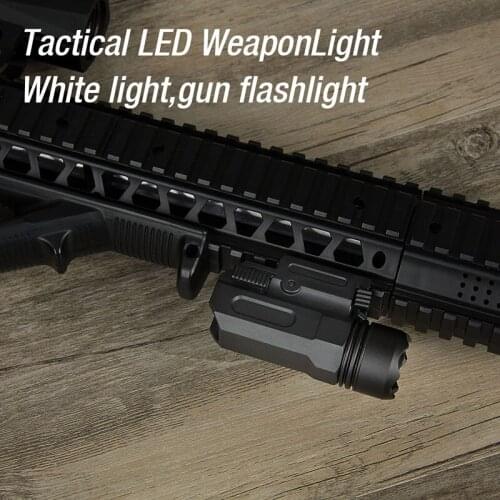 Tactical Led Flashlight Hunting Weapon Light white light for picatinny rail mount for hunting GZ150121