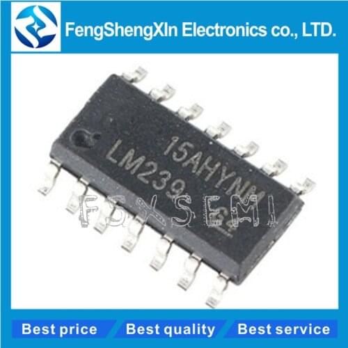 10pcs/lot LM239 LM239DR LM239DR2G SOP-14 Single Supply Quad Comparators