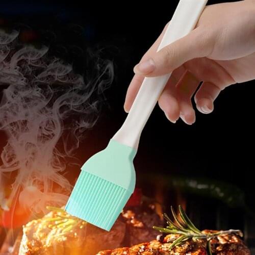 2PCS/Set Basting Brush Heat-Resistant Multiuse Baking Brush Grilling Oil Brush BBQ Tools Accessories For Outdoor Camping