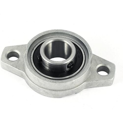 2Pcs Aluminium Alloy KFL001 12mm Shaft Support Flange Pillow Block Bearing