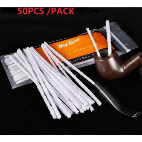 50pcs/Pack Practical Pipe Cleaner Tobacco Stick Rods Cleaning Rod Tool Convenient Cleaner Stick Stems