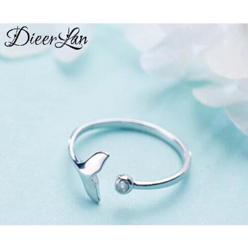 Bohemian Vintage 925 Sterling Silver Fish Rings for Women Wedding Jewelry Adjustable Antique Rings Anillos