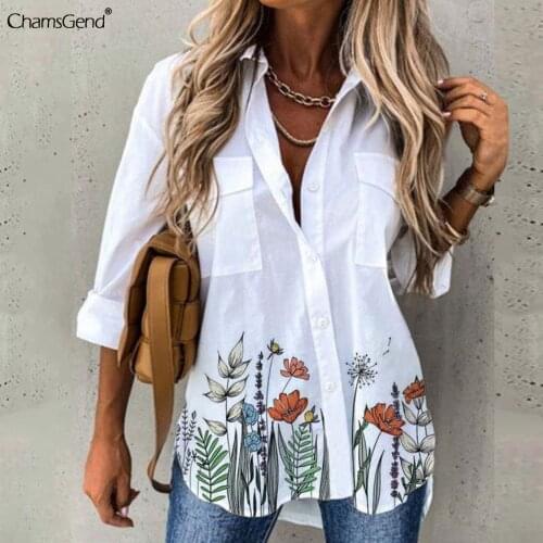 Блузки с воротником CHAMSGEND China At AliExpress