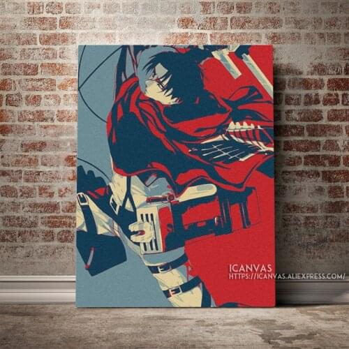 Shingeki No Kyojin Rival Hopestyle Decoration Prints Home Decor Canvas Living Kids Room Bedroom Painting Wall Art Studio Poster