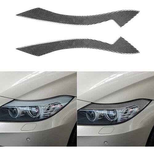 For BMW Z4 E89 2009 2010 2011 2012 Car Front Headlight Lamp Eyebrows Eyelids Moulding Cover Trims Eyebrow Headlights Stickers