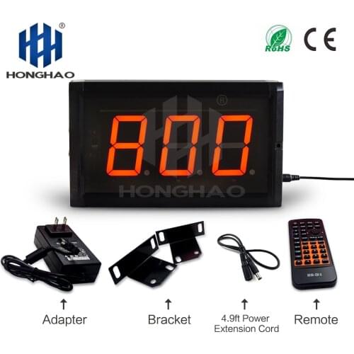 Fedex Free Shipping alibaba express 3 inch 3 digits red indoor programmable led day countdown sign