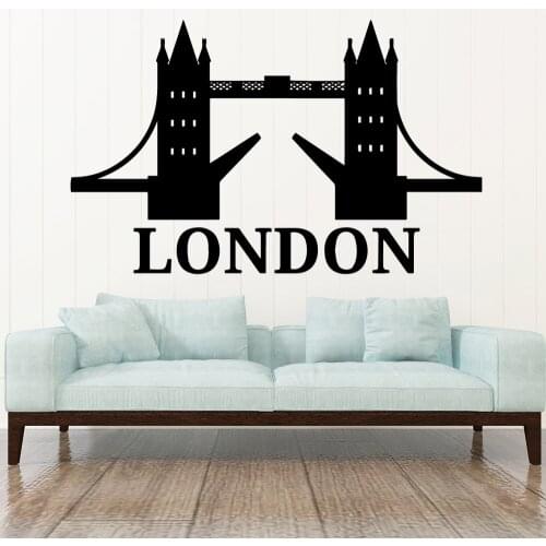 Beauty London Decal Removable Vinyl Mural Poster Kids Room Nature Decor Vinyl Decals