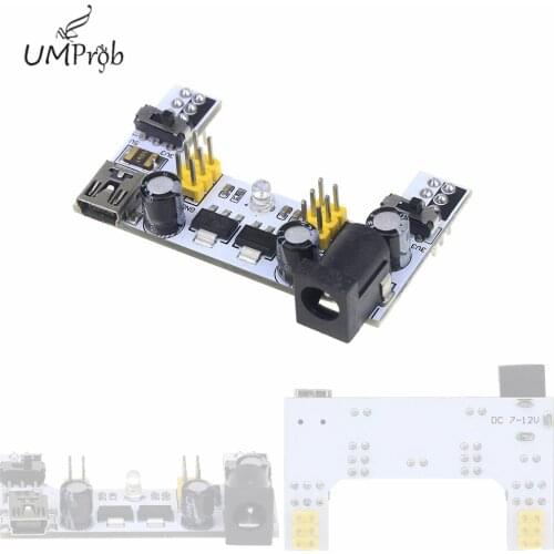 MB-102 MB102 DC 7-12V Mini USB 2 Channel Board Interface Breadboard Power Supply Module for arduino