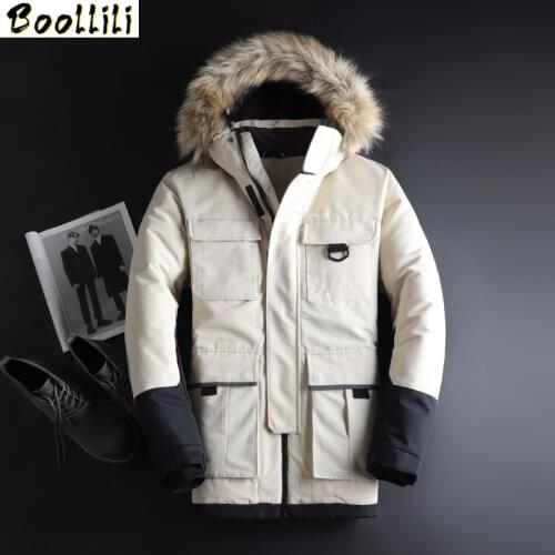 New Arrival Men Duck Down Long Jacket Coat Man Winter Warm Thicken Parkas Windproof Down Coat For Man Parka Jacket
