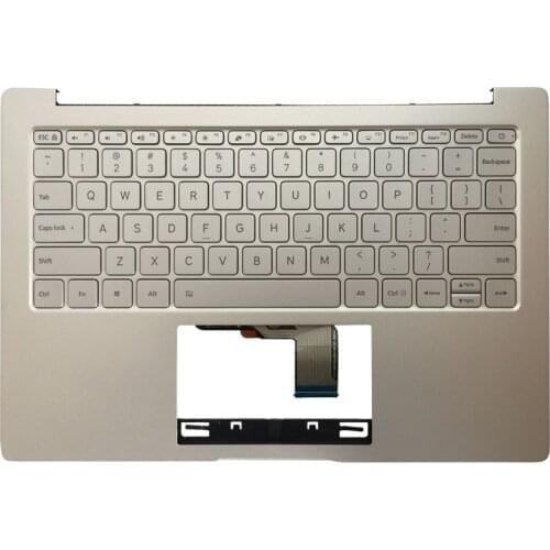 New US Keyboard for Xiaomi MI Air 13.3 inch 9Z.ND7BW.001 MK10000005761 490.09U07.0D01 notebook English silver Backlit