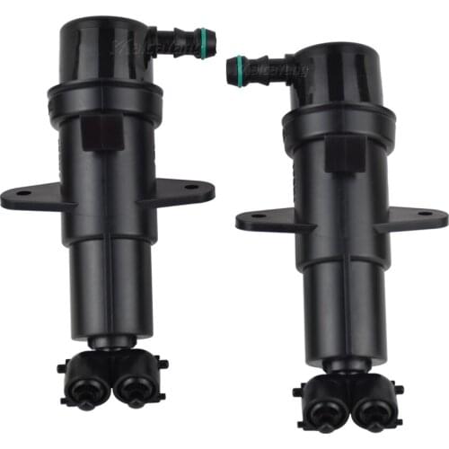 Pair LH 61673416467 RH 61673416468 For B MW X3 E83 2006-2010 Headlight Washer Nozzle Actuator Headlamp Water Spray Jet