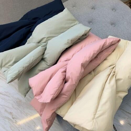 Women Scarves 2021 Fall/Winter Warm White Duck Down Scarf