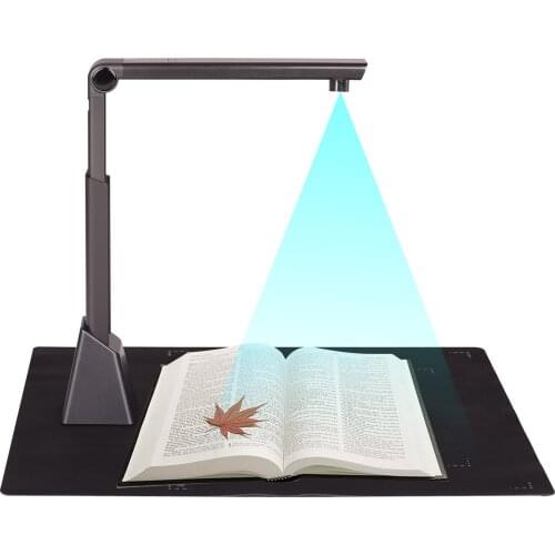 Max.A3 Portable Adjustable High Speed USB Book Image Document Camera Scanner with OCR Function for Classroom Office Library Bank