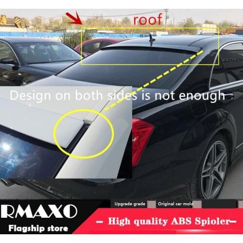 For Benz W221 ROOF Spoiler ABS Material Car Rear Wing Color Rear Spoiler For Benz W221 S300 S350 S400 S550 S600 Spoiler 2015