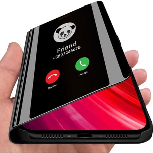 Smart Mirror Case For Xiaomi Mi Note 10 9T Pro 9 SE A2 Lite A3 Pocophone F1 Max 3 Redmi K30 Note 8 8T 7 K20 5 6 Pro 4X 8A Cover