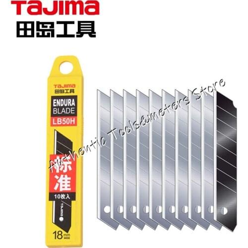 TaJIma 18mm wide utility knife wallpaper knife wallpaper knife replacement blade 10 pieces LB50H 1102-0136
