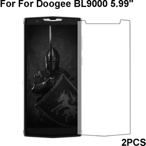 2PCS Doogee BL9000 Tempered Glass 9H High Quality Protective Film Explosion-proof Screen Protector For Doogee BL9000 Glass