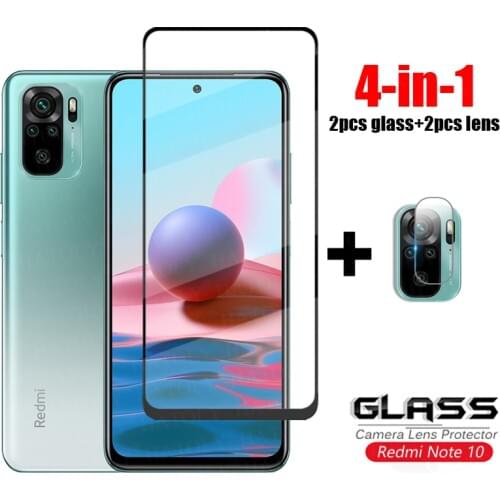 Glass on Redmi Note 10S Full Cover Tempered Glass For Xiaomi Redmi Note 10 S Pro HD Phone Screen Protector Redmi Note 10S Glass