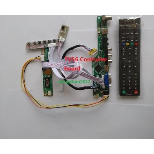 LCD AV AUDIO LED TV VGA HDMI USB1 CCFL lamps For 30pin B154EW01 1280X800 15.4" monitor panel card Controller Board DIY