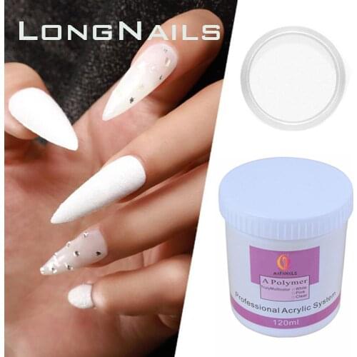 120/75ML Manicure Acrylic EMA System Powder + Monomer Extension Stick DIY Carving Clear/White/Pink Liquid Nail Acrylic 6.5*7*8cm