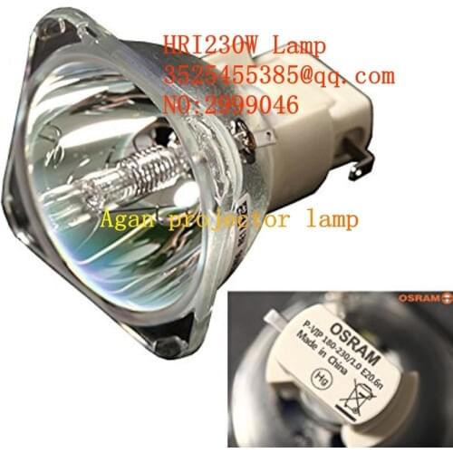 Free Shipping HRI230W Lamp For Stage Moving Head Lights Scan Lamp Bulb 230W MSD 7R Platinum Metal Halogen Lamps Follow Spot Lamp