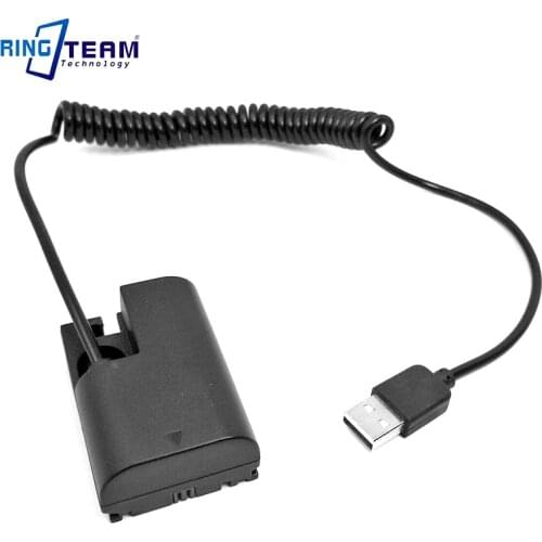 Power Bank Supply USB Adapter DC Coupler DR-E6 LP-E6 for Canon EOS 5D2 5D3 5D4 5DS 5DSR 6D 6D2 7D 7D2 60D 60Da 70D 80D Camera