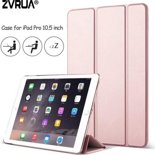 Case for New iPad Air Pro 10.5 inch 2019 , ZVRUA YiPPee Color Ultra Slim PU leather Smart Cover Magnet wake up sleep for Pro10.5