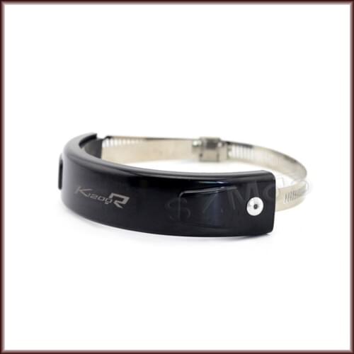 For BMW K1200R K1200 Motorcycle Accessories Universal Silencer/Round Oval Exhaust Protector Can Cover Fit Scope 100MM-140MM Logo