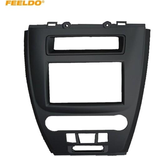 FEELDO 2DIN Car Radio Panel Fascia Frame For FORD Fusion 2009-2012 Stereo Refitting Dash Mount DVD Player Fitting Frame Trim