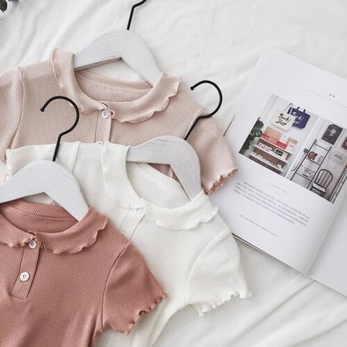 Girls T Shirts Short Sleeve Children Tshirt Kids Summer Clothes Tops Cotton for Baby Girl T-Shirts toddlers 2020 100~140