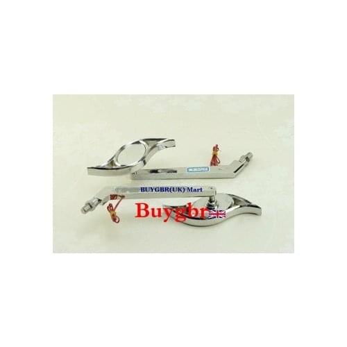Bend for All Honda / kawasaki / suzuki cruiser bikes models LED Turn signals integrated mirrors Rear View Side Mirrors Buygbr