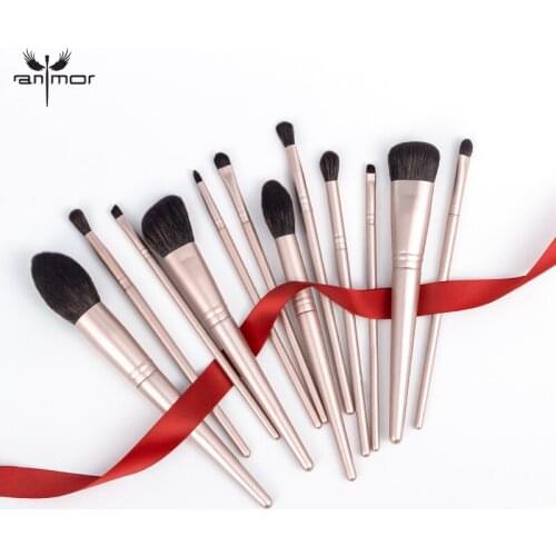 Anmor Makeup Brushes Blending Foundation Eyeshadow Eyebrow Single Make Up Brush Soft Synthetic Hair Contour Cosmetic Kit Tool