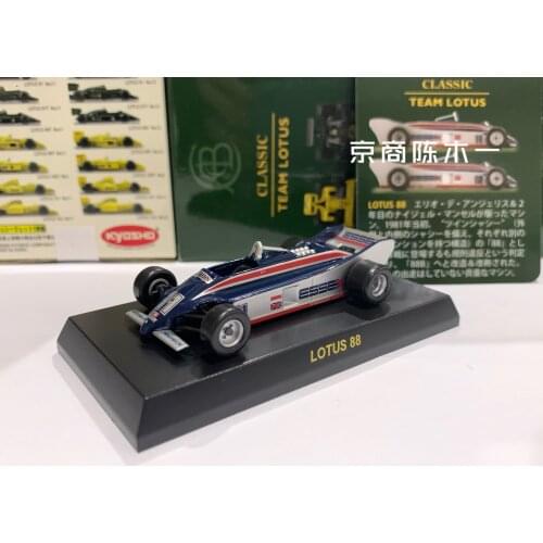 1/64 KYOSHO Lotus 88 #11 F1 RACING CAR Collect die casting alloy trolley model