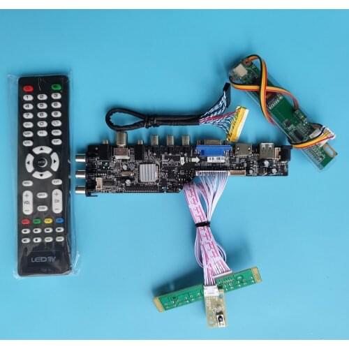 Kit For LP154W01 TL 1280x800 controller board remote HDMI-compatible LED USB VGA AV TV driver digital DVB-T DVB-T2 Display panel