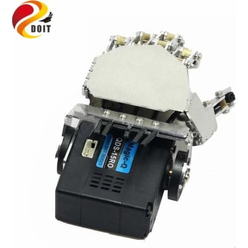 DOIT Humanoid Finger Manipulator Five Fingers Anthropomorphic Left Hand/Right Hand with Servo for Biped Robot DIY