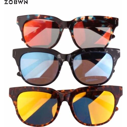 Mix wholesale Fashion Sunglasses Men American style Brand Designer round Sun Glasses masculino Male Optical Glass Lens de sol