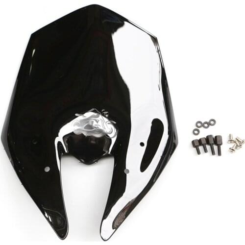 New Motorcycle Windshield Windscreen For Kawasaki Z800 2013-2014 Black